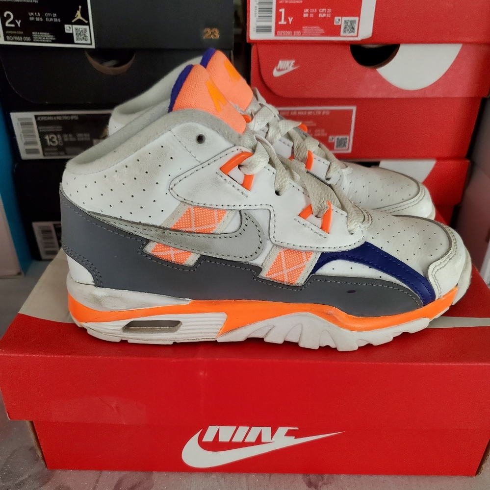 Nike Air Trainer Sc High Auburn Pre School Size 13c